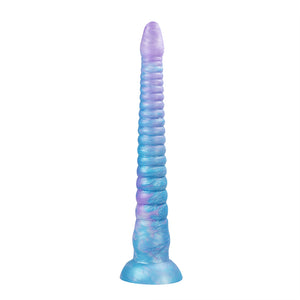 Octopus Gradient Blue  Purple Tentacle Dildo Anal Plug - Glow-In-The-Dark Dildo