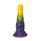 Cancer Gradient Yellow Purple Fantasy Dildo