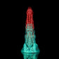 Ghostly Crimson Red Green Fantasy Dildo