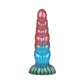 Twisted Red Blue Green Electric Vibrating Dildo