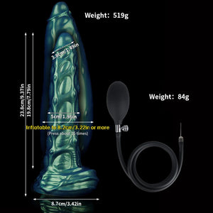 Green Armor Inflatable Dildo
