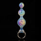 Bean Pods Three Crystal Butt Plug | Pink Blue Purple | Nature-Inspired Jeweled Anal Plug