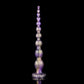 Galaxy Swirl Silicone Anal Beads – Flexible Long Beaded Plug with Suction Cup Base