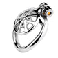 FRRK-247 Flat Cock Chastity Cage with Removable Determination Spikes