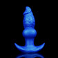 Knotted Inflatable Anal Plug with Hand Pump – Expandable Silicone Butt Plug (4 Colors)