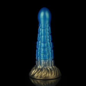 Magic Wand Blue Shaped Dildo - Knotted Dildo