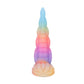 Octopus Tail Blue Yellow Purple Dildo