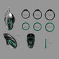 Green Black Chastity Cage