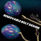Dragon Egg Anal Plug | Fantasy Iridescent Dragon Scale Butt Plug with Pull Chain