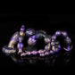 Galaxy Swirl Silicone Anal Beads – Flexible Long Beaded Plug with Suction Cup Base