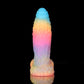 White Zephyr Blue Yellow Purple Dildo - Knot Dildo