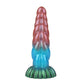 Twisted Red Blue Green Electric Vibrating Dildo