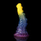 Cancer Gradient Yellow Purple Fantasy Dildo