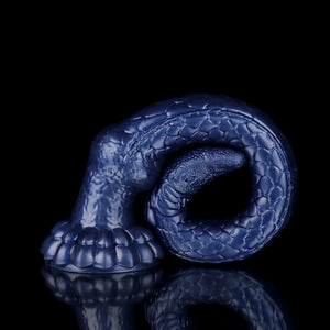 Aalblauer übergroßer Tentakel-Analplug