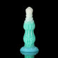 Dog Blue Green Knot Dildo