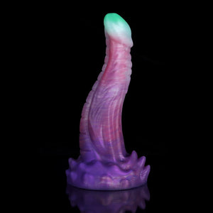 Cobra Purple White Green Dildo