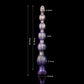 Galaxy Swirl Silicone Anal Beads – Flexible Long Beaded Plug with Suction Cup Base