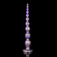 Galaxy Swirl Silicone Anal Beads – Flexible Long Beaded Plug with Suction Cup Base