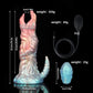 Colorful Dinosaur Inflatable Ovipositor Dildo (5 Eggs)