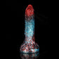 Dragon Kiss Gradient Red Blue Fantasy Dildo