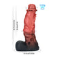 Spiny Orange Black Fantasy Dildo-Knot Dildo