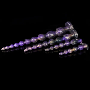 Anal Beads in Shimmering Purple (4 Sizes)