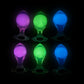 Drill Luminous Butter Plug With a steel ball-3Colors