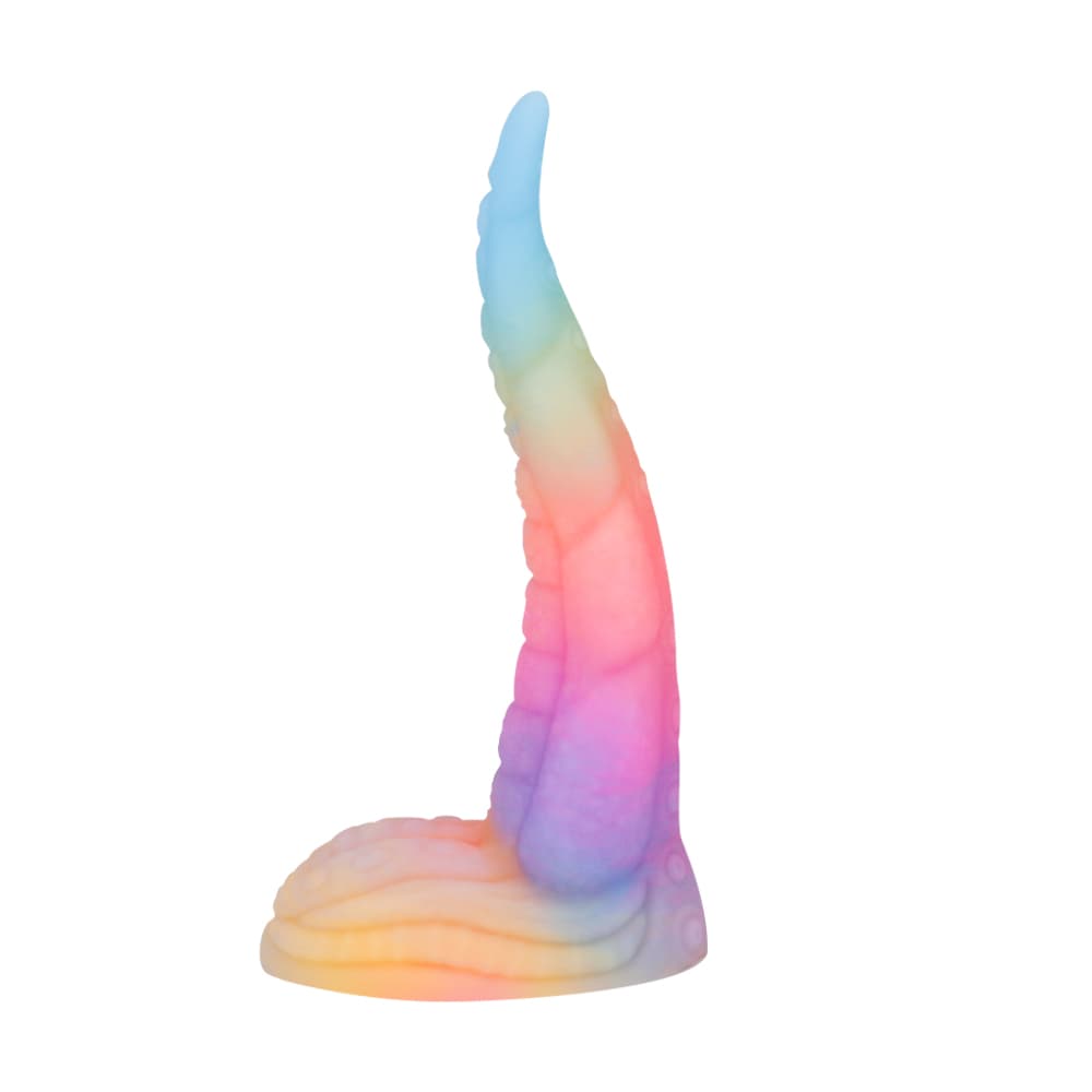 Octopus Tail Blue Yellow Purple Dildo