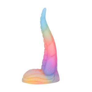 Octopus Tail Blue Yellow Purple Dildo