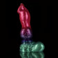 Gun Dog Farbverlauf Lila Grün Fantasy Dildo - Geknoteter Dildo