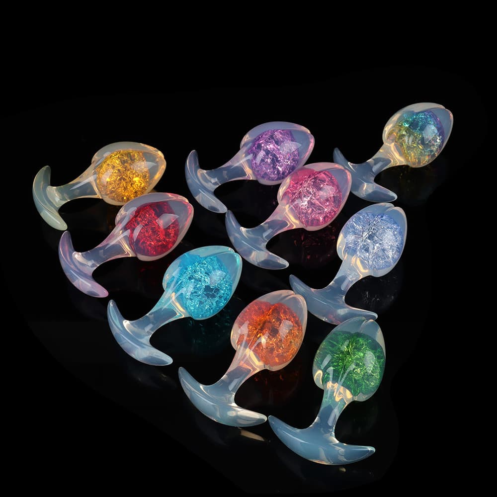 Bean Sprout Crystal Butter Plug- 9Colors