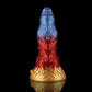 Leo Gradient Red Purple Gold Fantasy Dildo