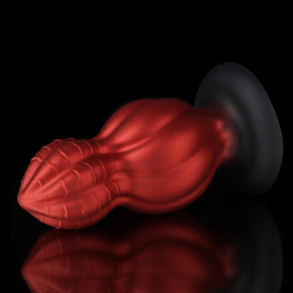 Gourd Head Red Black Buttter Plug