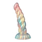 Twisted Rainbow Electric Dildo