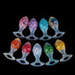 Drill Crystal Butter Plugs -9 Color