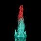 Ghostly Crimson Red Green Fantasy Dildo