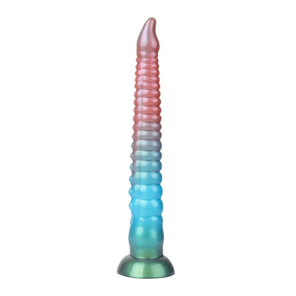 Octopus Tentacle Red Blue Green Electric Vibrating Dildo