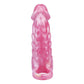 FRRK-314 Silicone Penis Extension Sleeve 148mm – Realistic Male Enhancement with Textured Grip & Dual Ring Fit