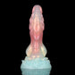 Qilin-Shaped Orange Pink Transparent Dildo