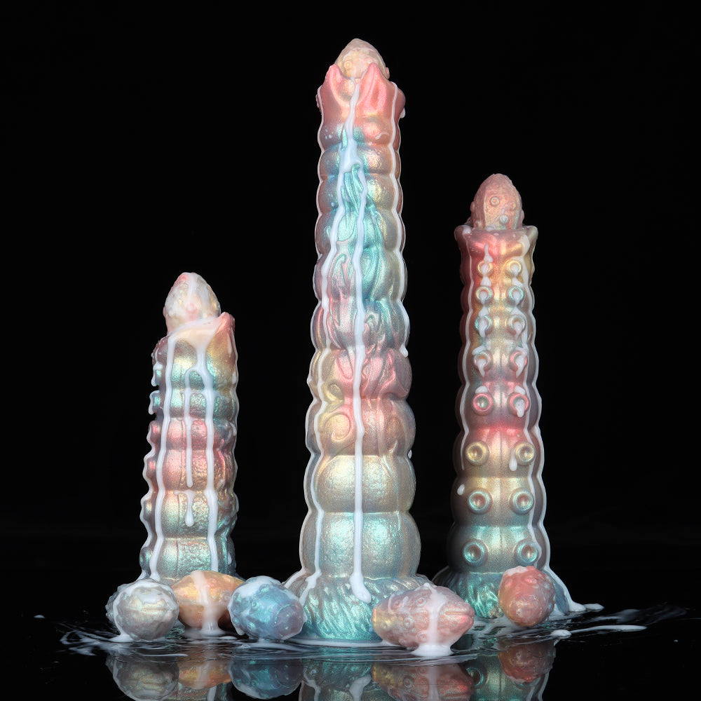 Dennis Colorful Inflatable Ovipositor Dildo