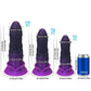 Virgo Black Purple Dildo