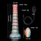 Dennis Colorful Inflatable Ovipositor Dildo
