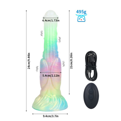 Horse Luminous Electric Dildo | Glow-in-the-Dark Equine Fantasy Toy