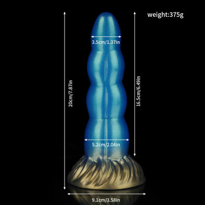 Inferno Dragon Blue Alien Dildo