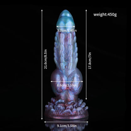 Dog Gradient Blue Purple Fantasy Dildo