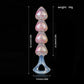 Four Hearts Crystal Butter Plug-3Colors