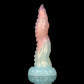 Octopus Tentacle Orange-Pink Transparent Dildo