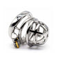 CB Lock Stainless Steel Metal Chastity Cage