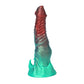 Ghostly Crimson Red Green Fantasy Dildo