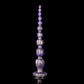 Galaxy Swirl Silicone Anal Beads – Flexible Long Beaded Plug with Suction Cup Base